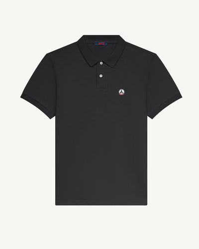 Polo en coton biologique Noir Marbella